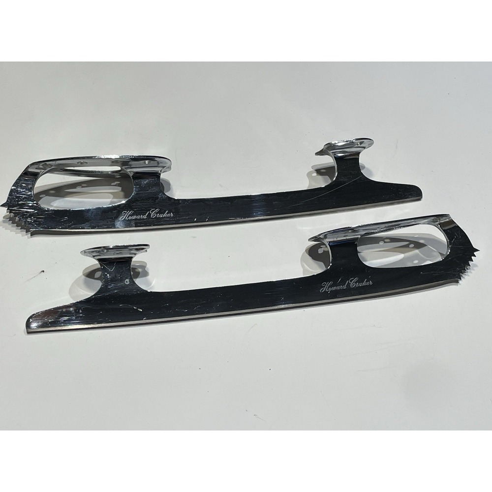 Vintage MK Phantom Figure Skating Blades Size 10 Howard Cracker Engraved England